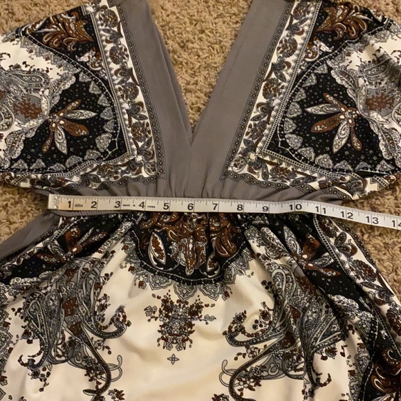 Venus Boho Paisley Print Dress - Picture 9 of 10